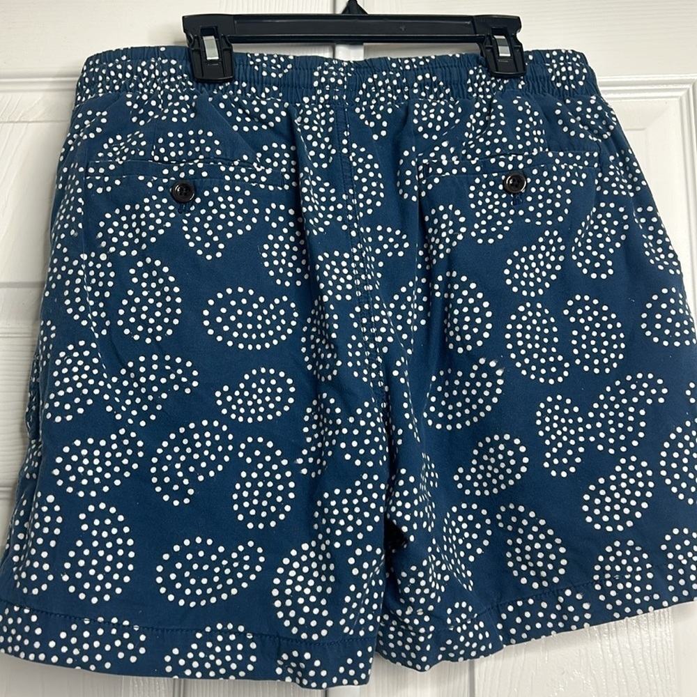 J Crew Blue White Shorts Mens M - Picture 3 of 6